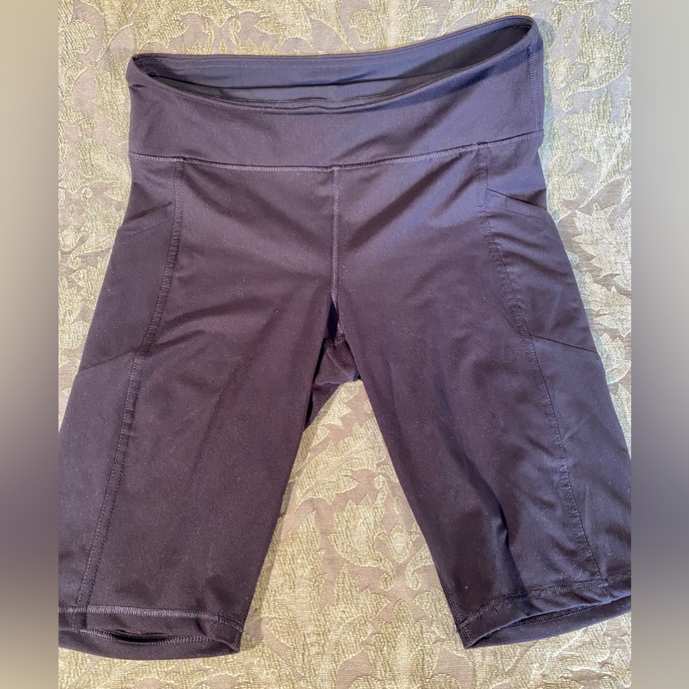 Black bike shorts by Marika, size XL
